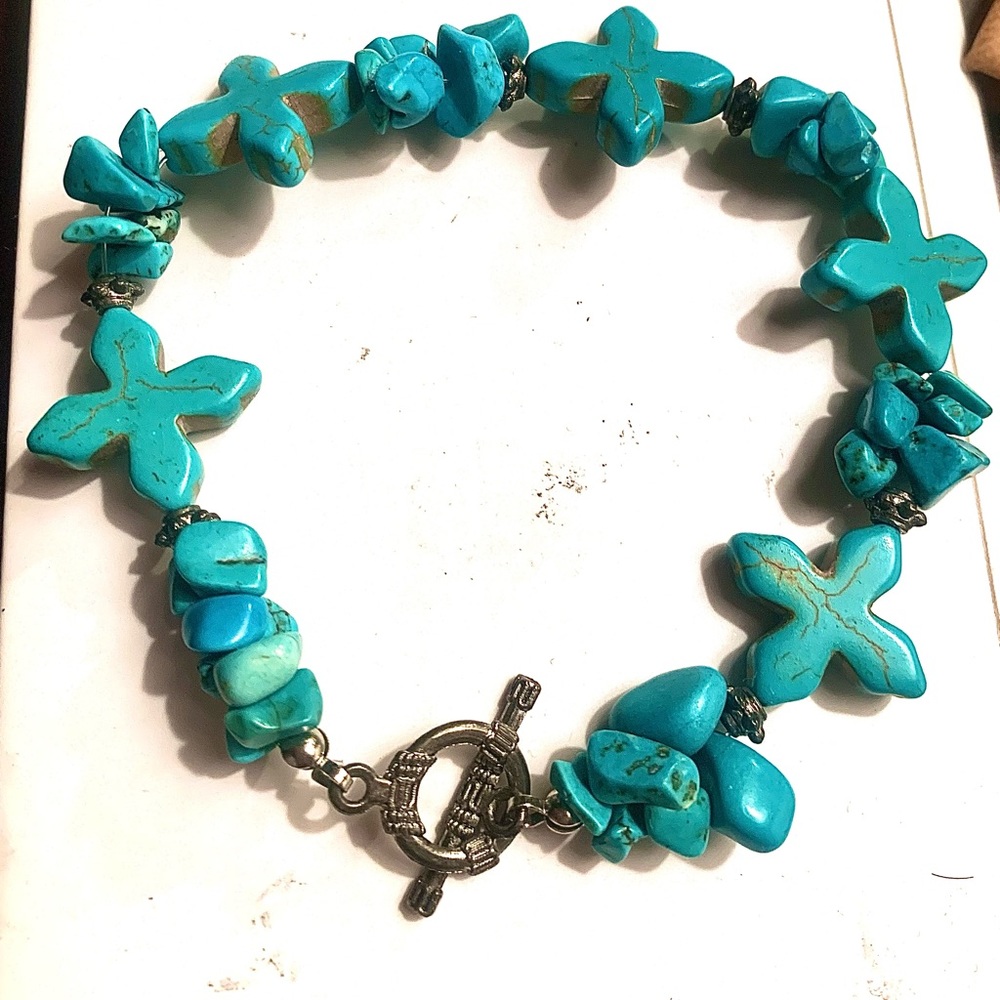 Turquoise (Firoza) Stone Bracelet